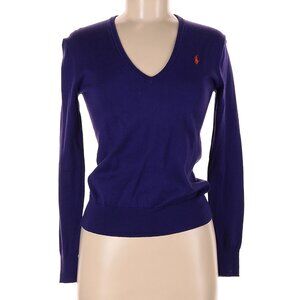 EUC XS Polo by Ralph Lauren Purple Classic V-Neck Sweater.